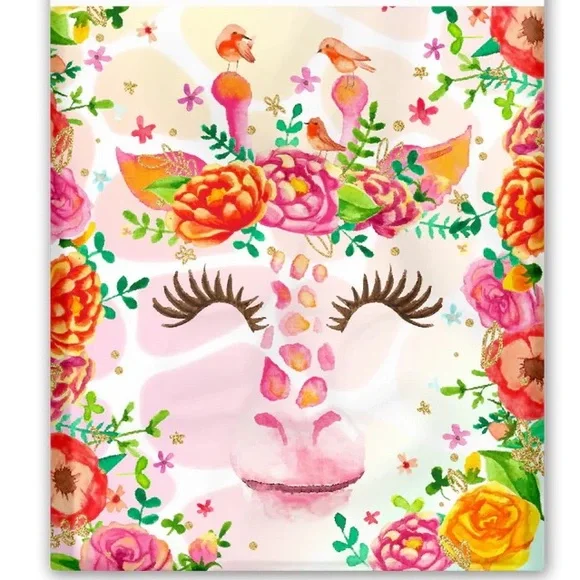 25 10X13 Poly Mailers Cute Floral Giraffe, Shipping Envelopes PRICE IS FIRM - Picture 7 of 7